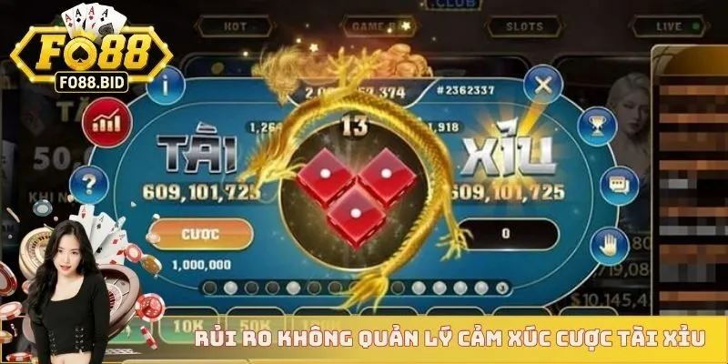 Quản Lý Cảm Xúc Khi Chơi Tài Xỉu Qua Các Chiến Thuật Mới  3 Rủi ro khi không biết cách quản lý cảm xúc khi cược tài xỉu
