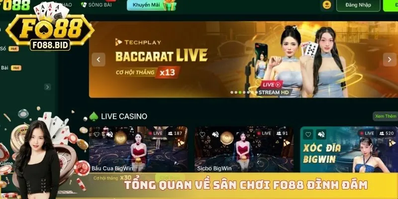 FO88 - Sảnh Game FO88 – Slot, Bắn Cá, Game Bài Siêu Cuốn 9 Tổng quan về sân chơi FO88 đình đám